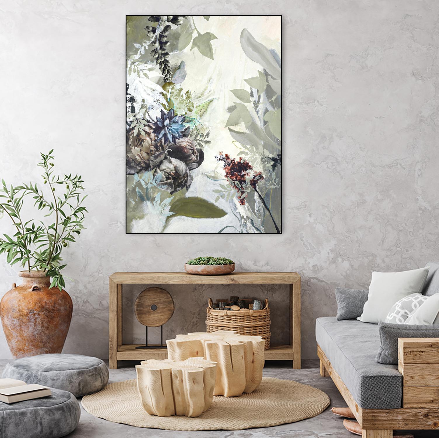Green Garden by Design Fabrikken on GIANT ART - multi contemporary, floral/still life