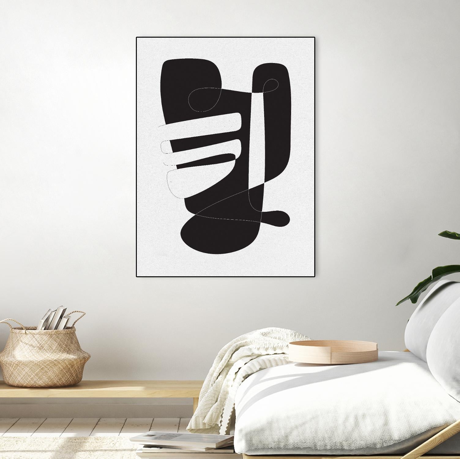 Graphical 4 by Design Fabrikken on GIANT ART - black,white abstracts, minimalist, line art