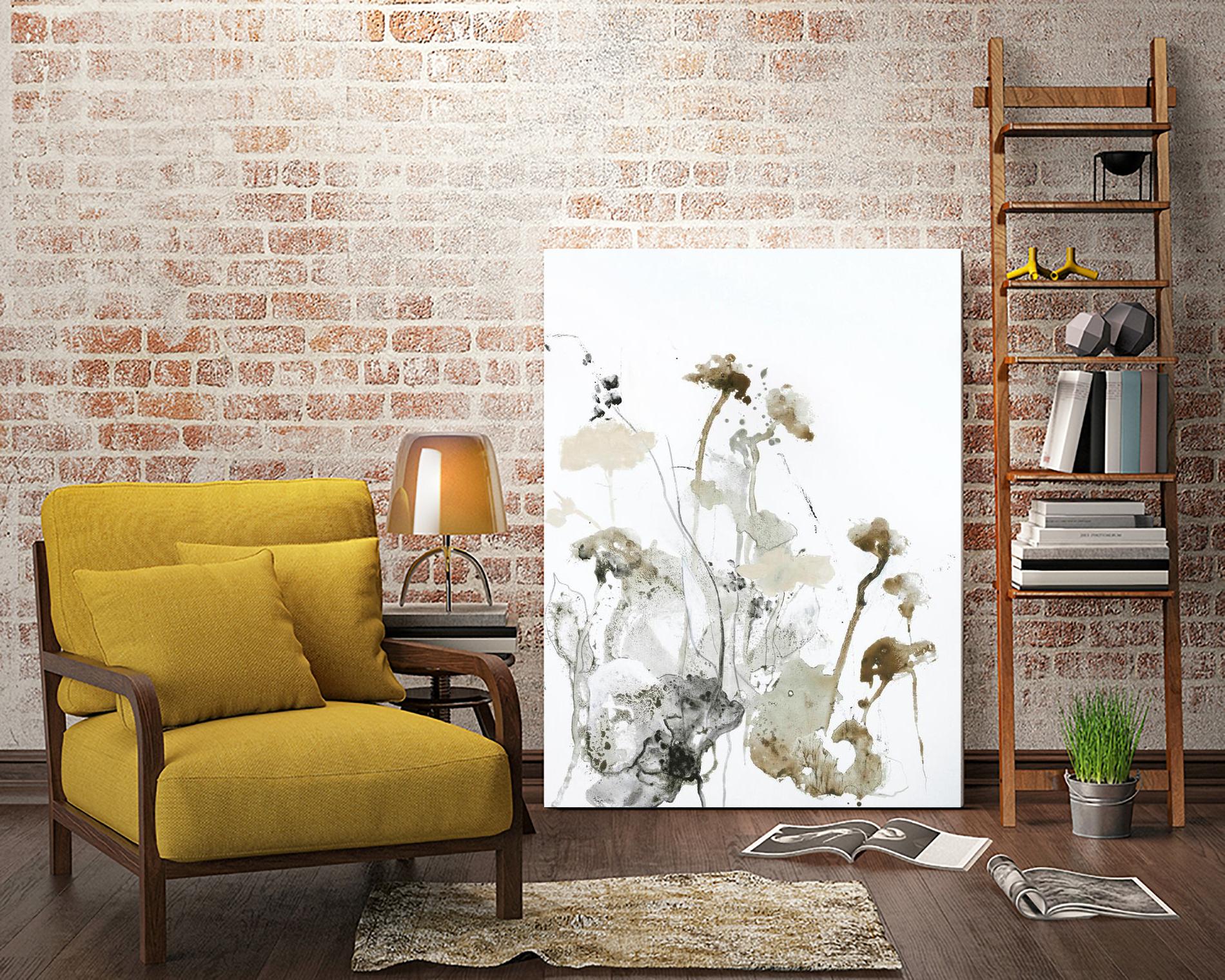 These Days 1 by Design Fabrikken on GIANT ART - black,white contemporary, floral/still life, minimalist