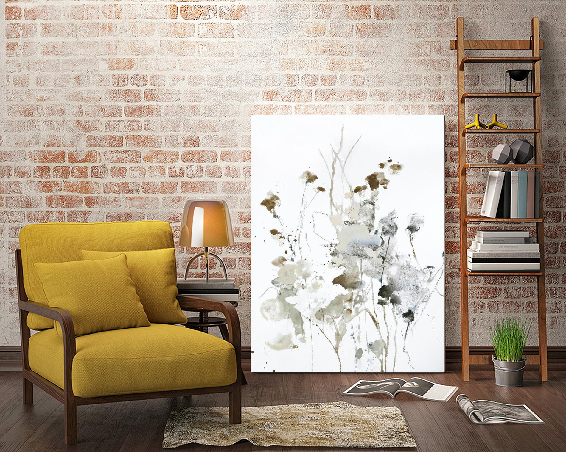 These Days 2 by Design Fabrikken on GIANT ART - black,white contemporary, floral/still life, minimalist