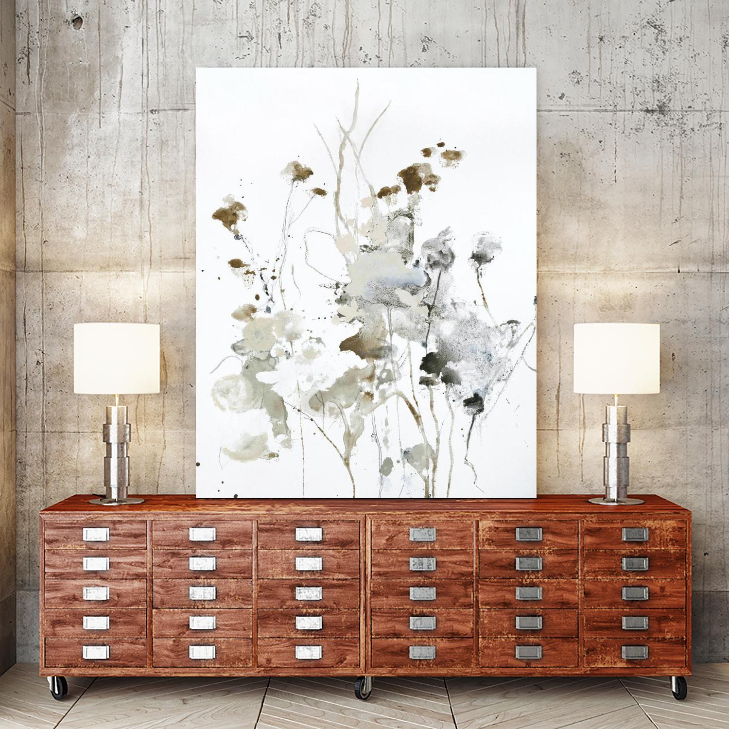 These Days 2 by Design Fabrikken on GIANT ART - black,white contemporary, floral/still life, minimalist