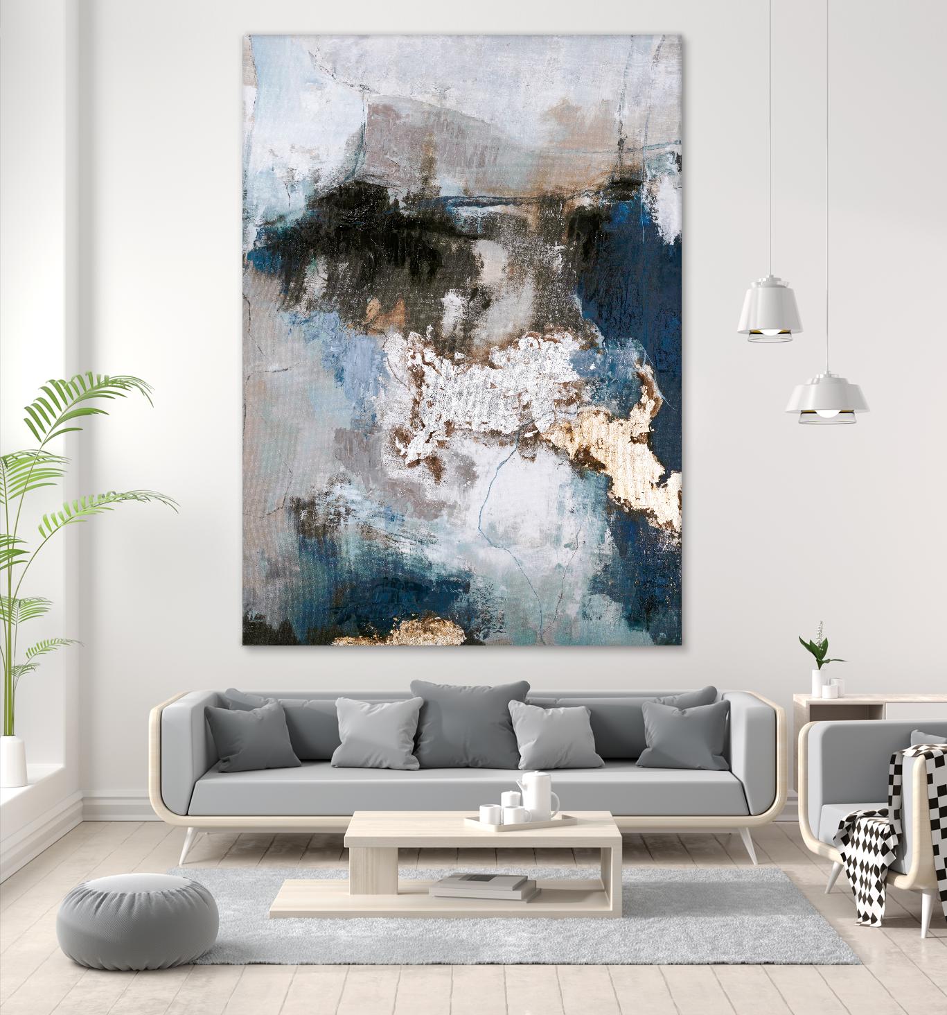 Waterfall by Design Fabrikken on GIANT ART - multi abstracts