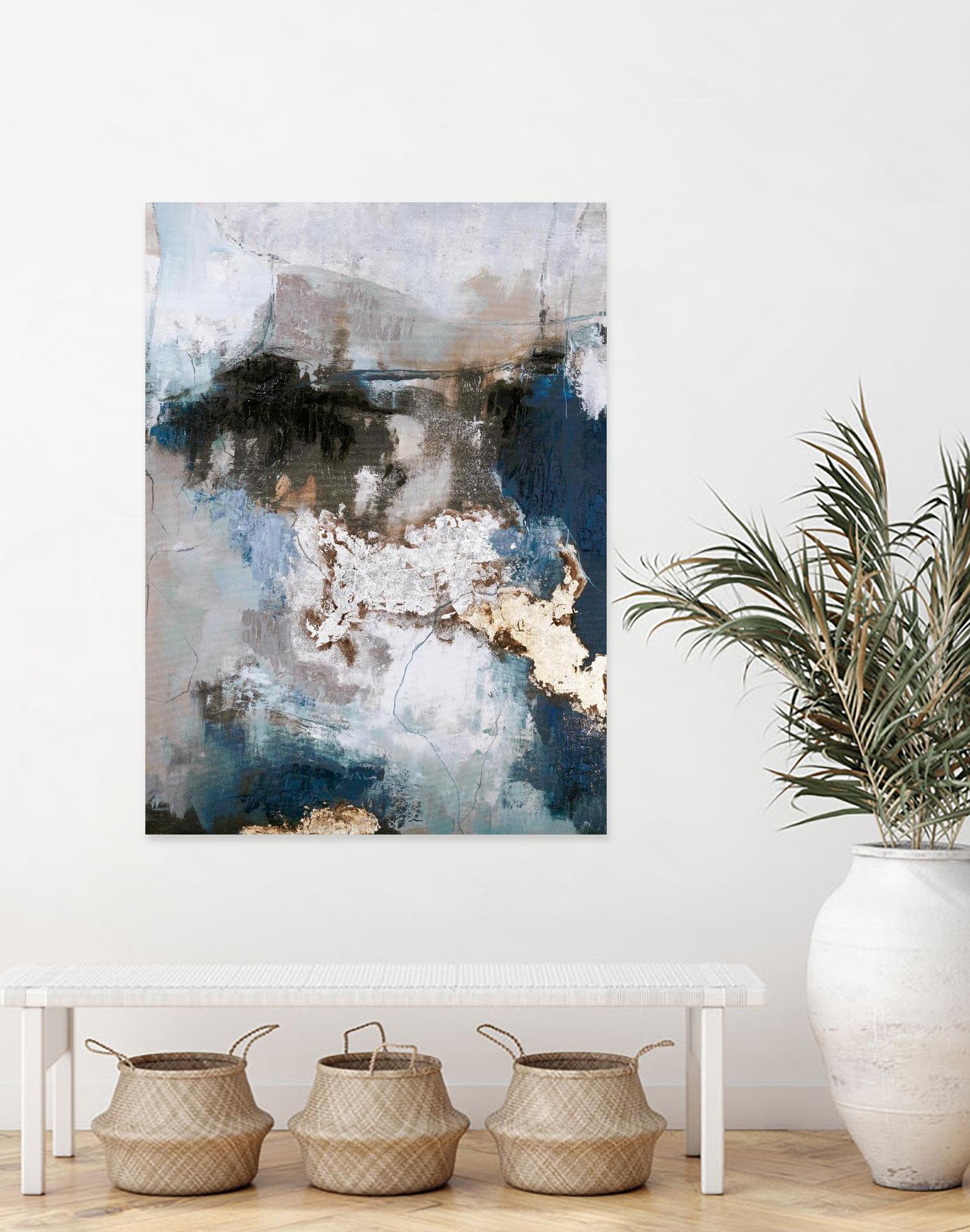Waterfall by Design Fabrikken on GIANT ART - multi abstracts