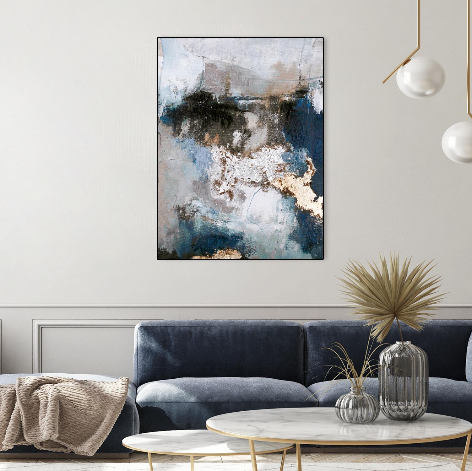 Waterfall by Design Fabrikken on GIANT ART - multi abstracts