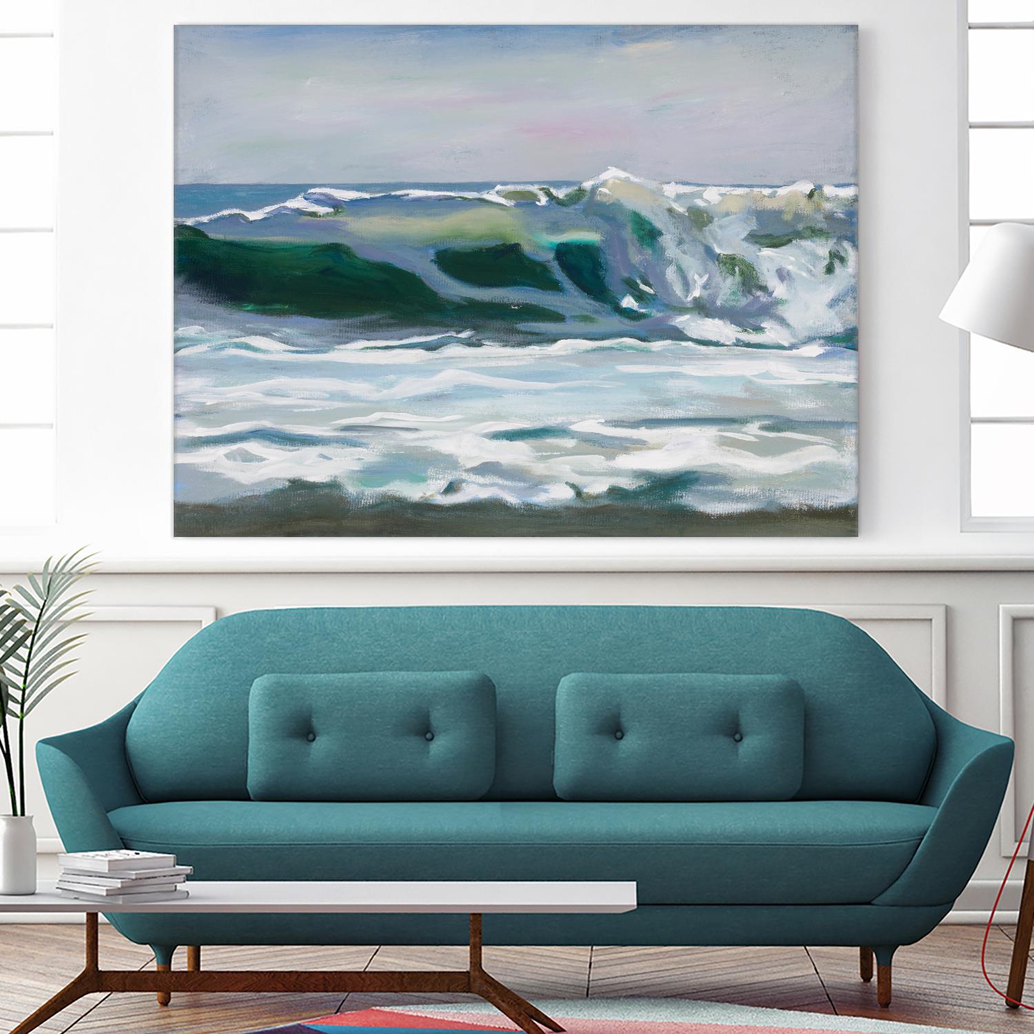 Shore Break 2 by Stephen Newstedt on GIANT ART - blue sea scene