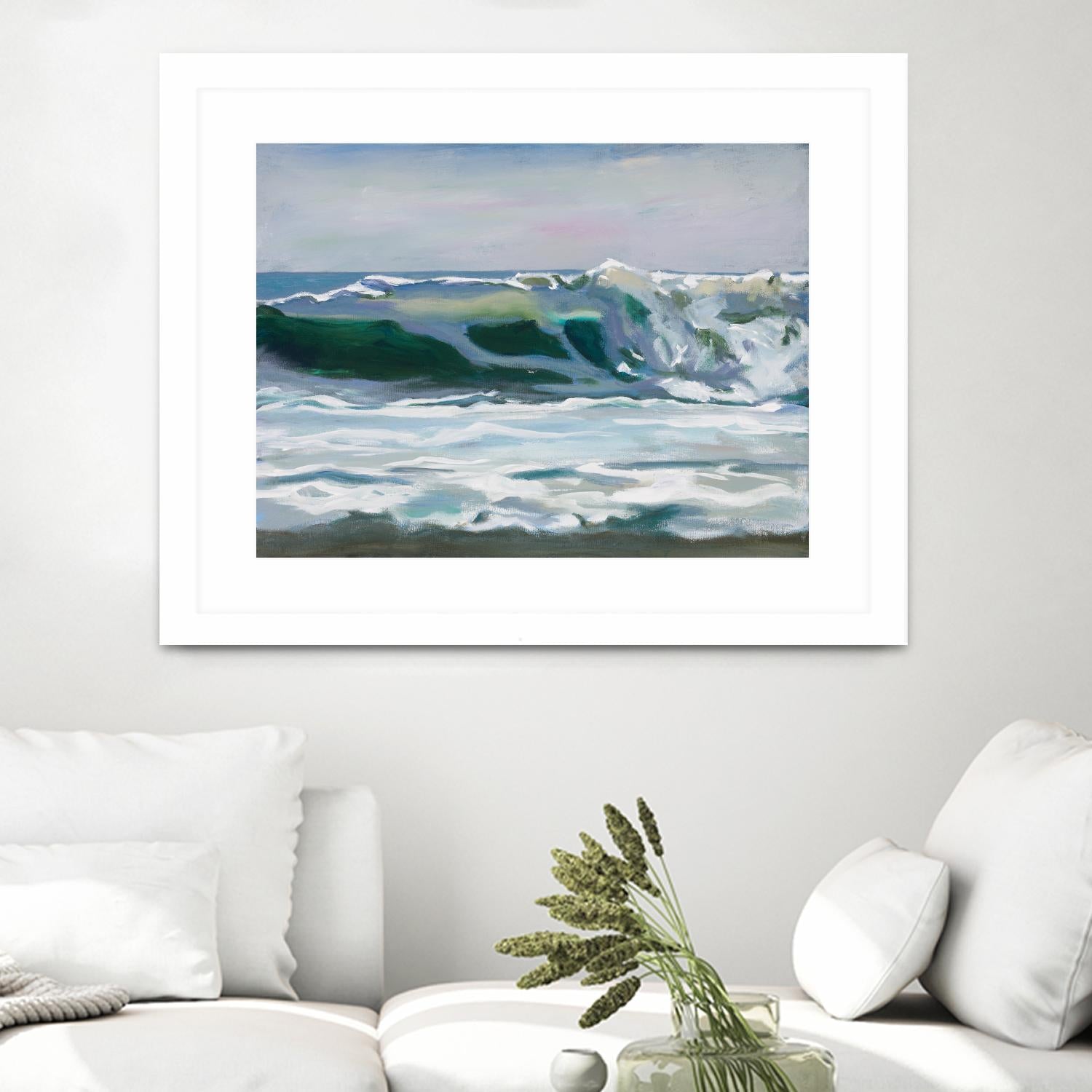 Shore Break 2 by Stephen Newstedt on GIANT ART - blue sea scene