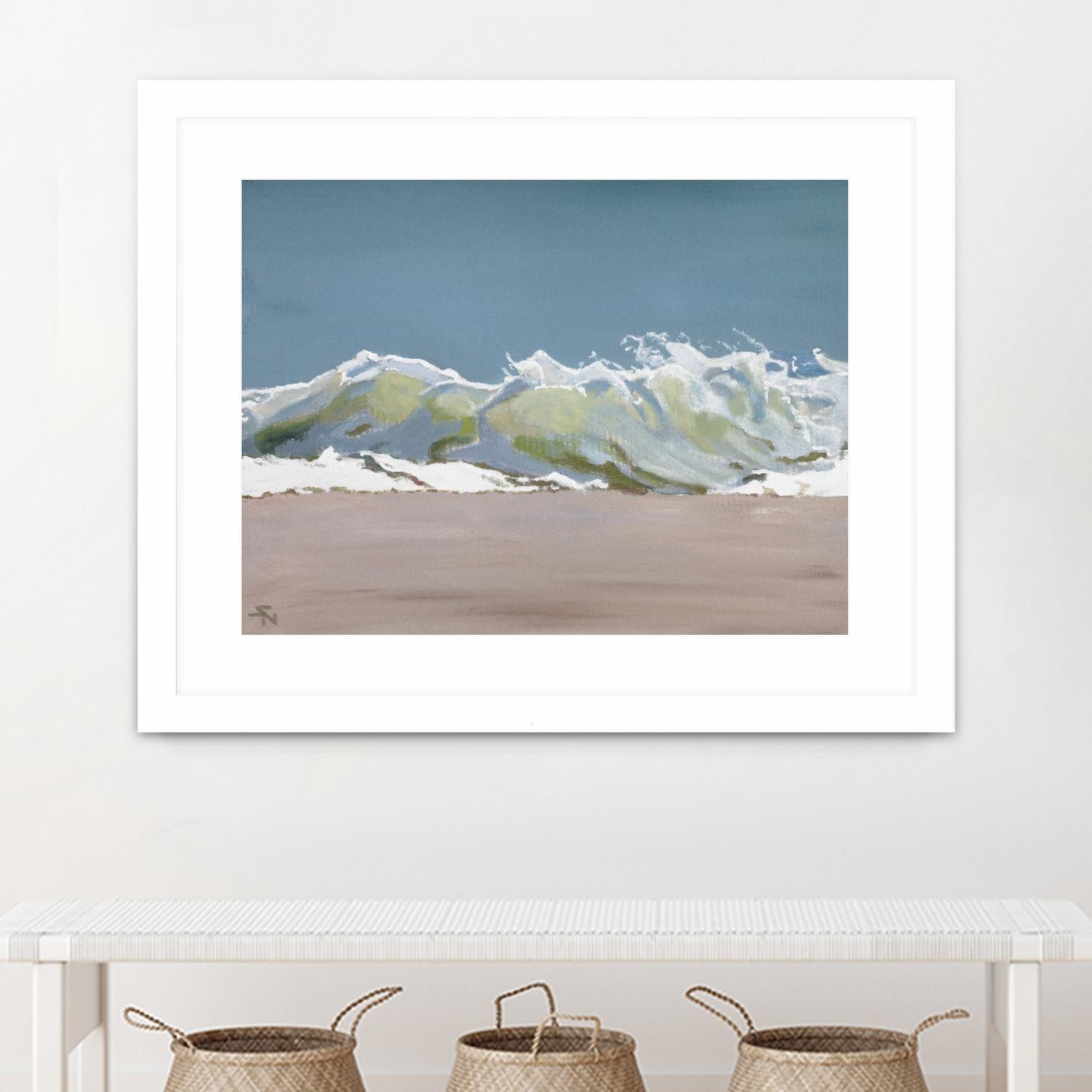 Shore Break 3 by Stephen Newstedt on GIANT ART - blue sea scene