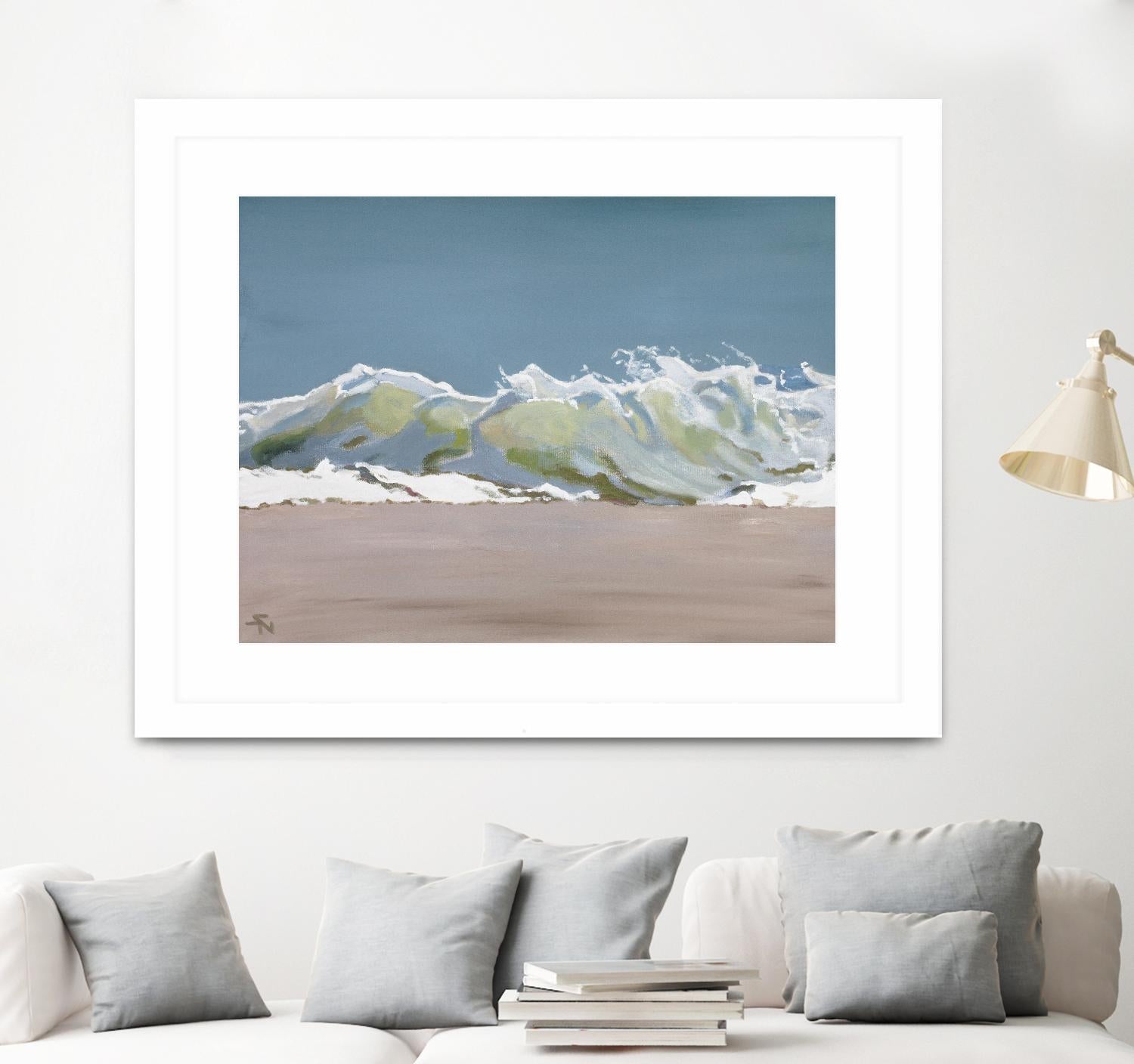 Shore Break 3 by Stephen Newstedt on GIANT ART - blue sea scene