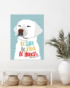 Be Silly, Kind and Honest by Ginger Oliphant on GIANT ART - multicolor animals; inspirational