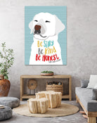 Be Silly, Kind and Honest by Ginger Oliphant on GIANT ART - multicolor animals; inspirational