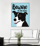 Beware of Dog Kisses by Ginger Oliphant on GIANT ART - multicolor animals; inspirational
