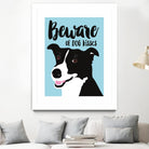 Beware of Dog Kisses by Ginger Oliphant on GIANT ART - multicolor animals; inspirational