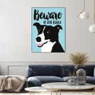 Beware of Dog Kisses by Ginger Oliphant on GIANT ART - multicolor animals; inspirational