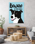 Beware of Dog Kisses by Ginger Oliphant on GIANT ART - multicolor animals; inspirational