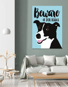 Beware of Dog Kisses by Ginger Oliphant on GIANT ART - multicolor animals; inspirational