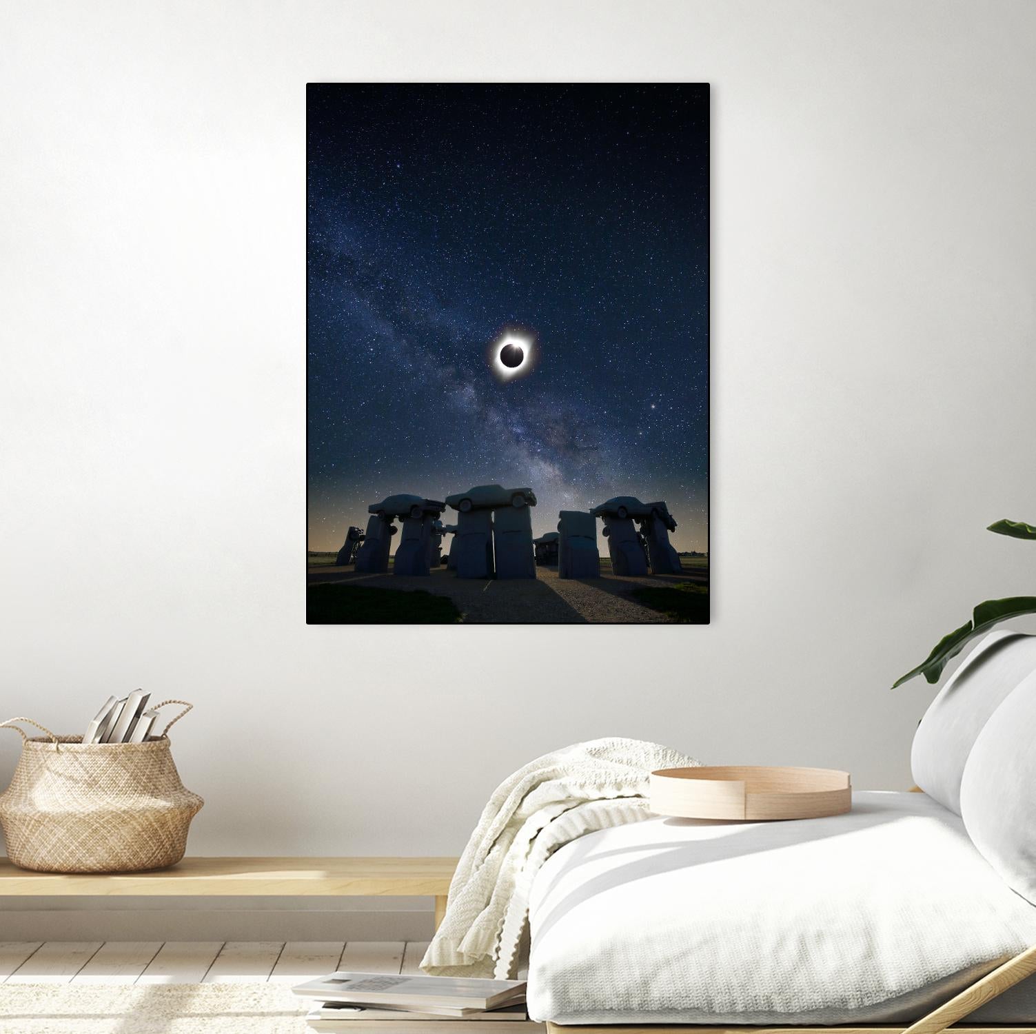 Eclipse at Carhenge by Dale O’Dell on GIANT ART - multicolor photography; landscapes