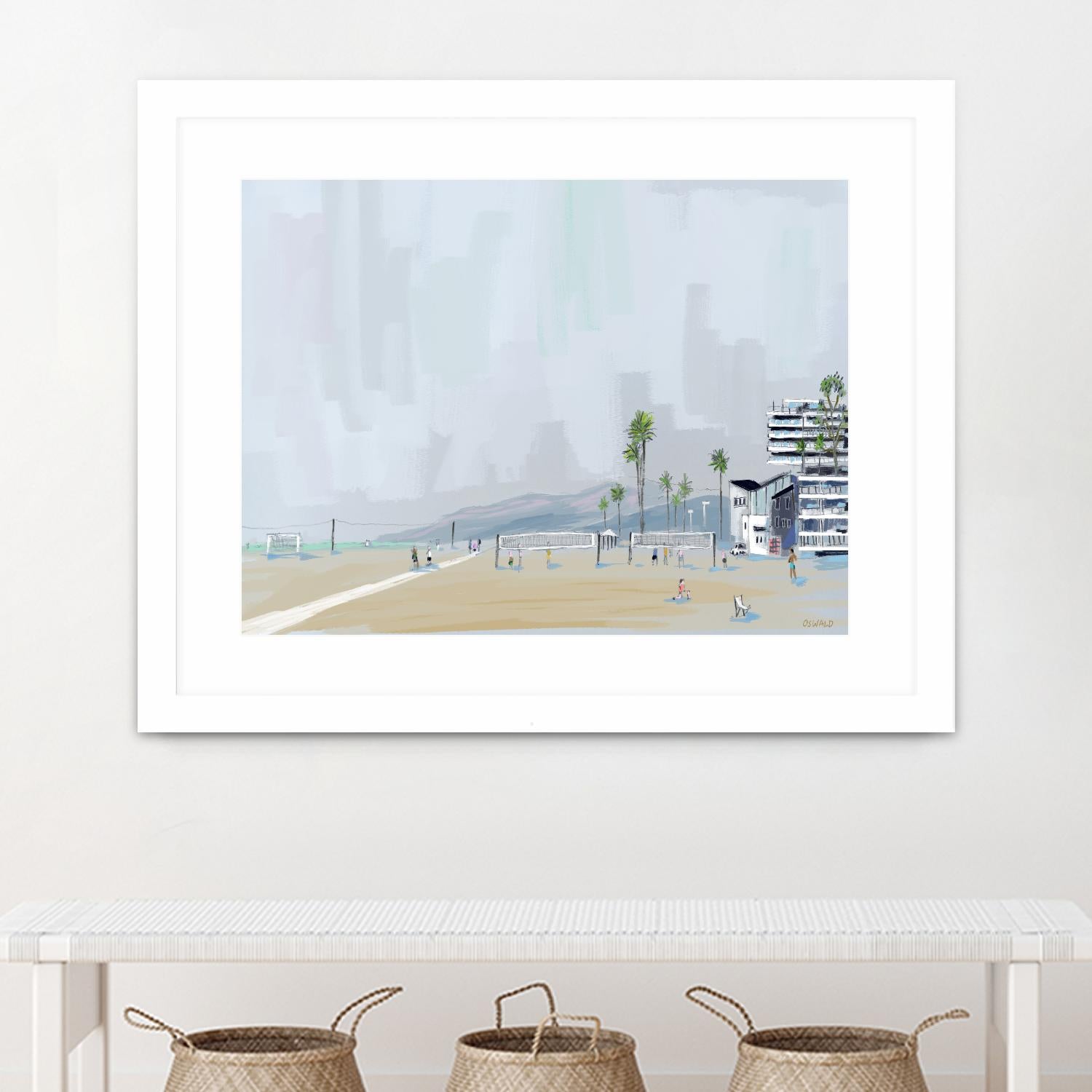 Annenberg Beach House by Pete Oswald on GIANT ART - multicolor landscapes; coastal