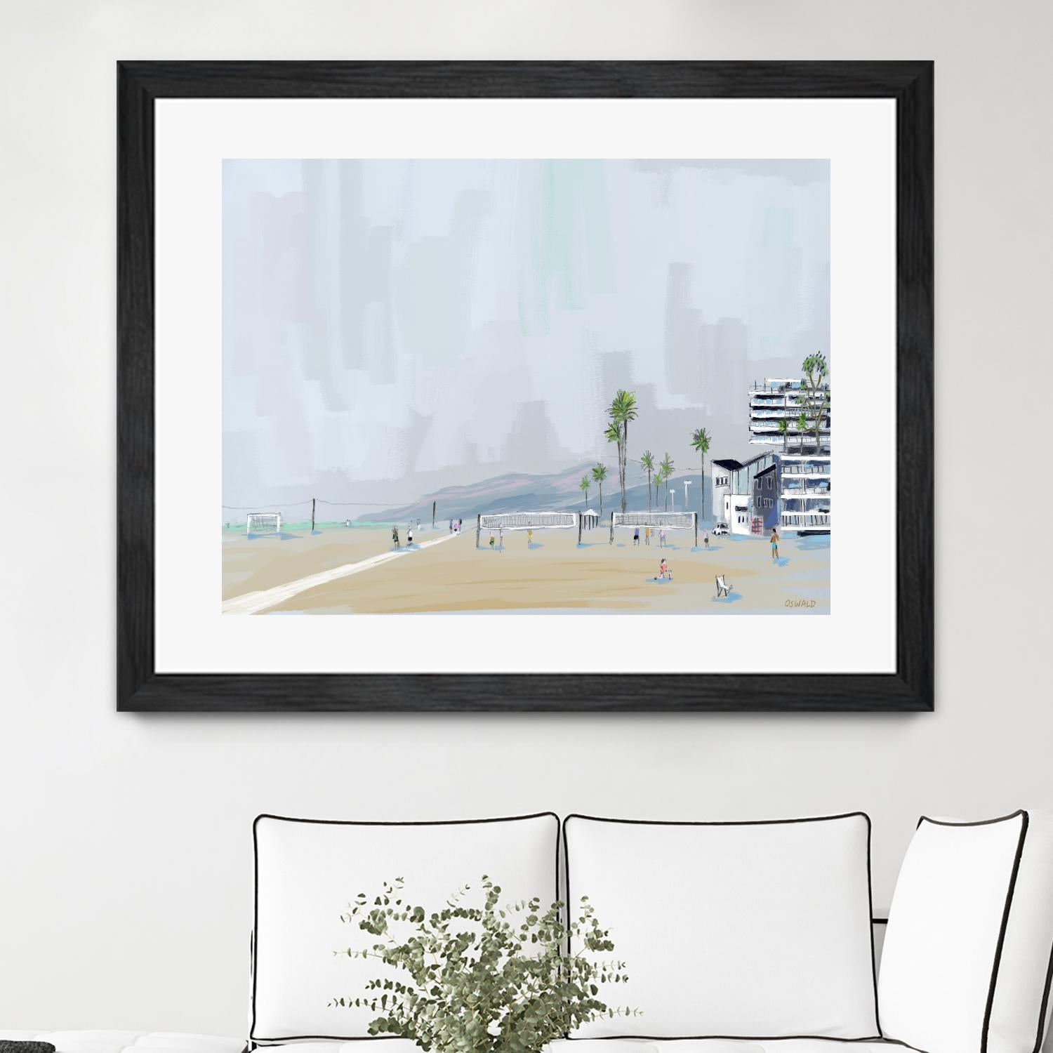 Annenberg Beach House by Pete Oswald on GIANT ART - multicolor landscapes; coastal