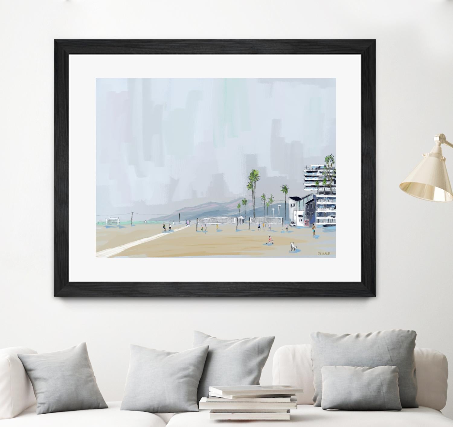 Annenberg Beach House by Pete Oswald on GIANT ART - multicolor landscapes; coastal