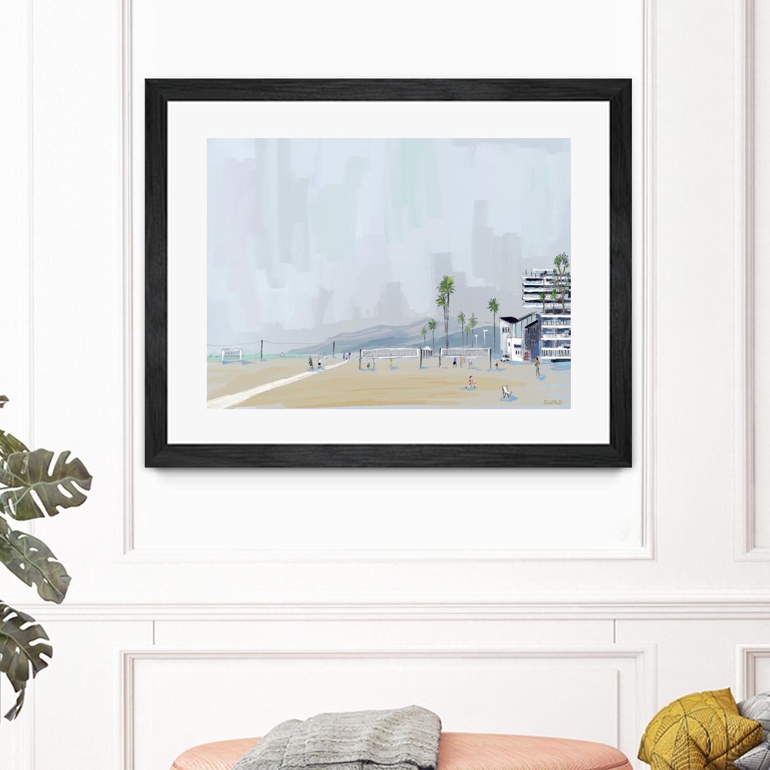 Annenberg Beach House by Pete Oswald on GIANT ART - multicolor landscapes; coastal