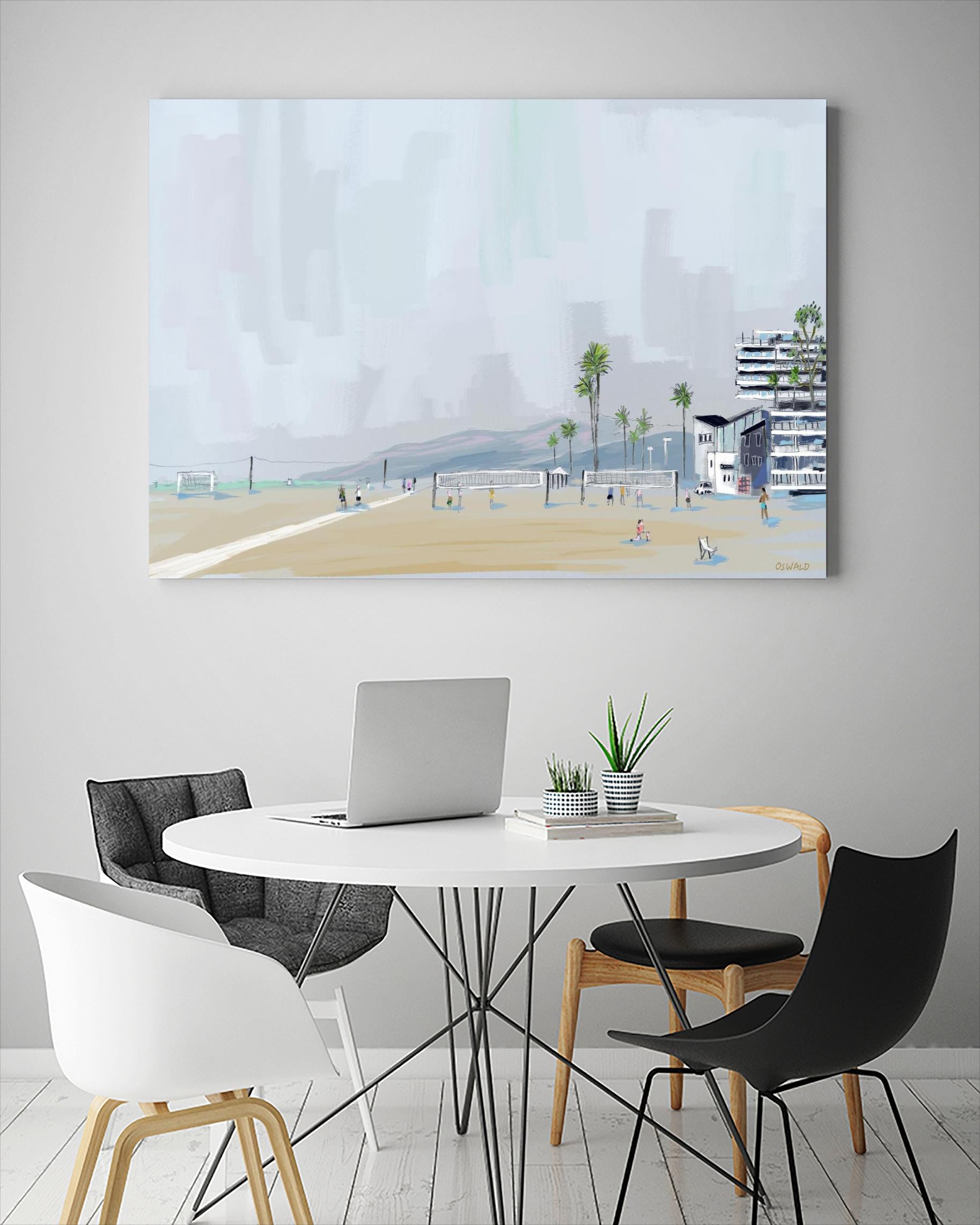 Annenberg Beach House by Pete Oswald on GIANT ART - multicolor landscapes; coastal