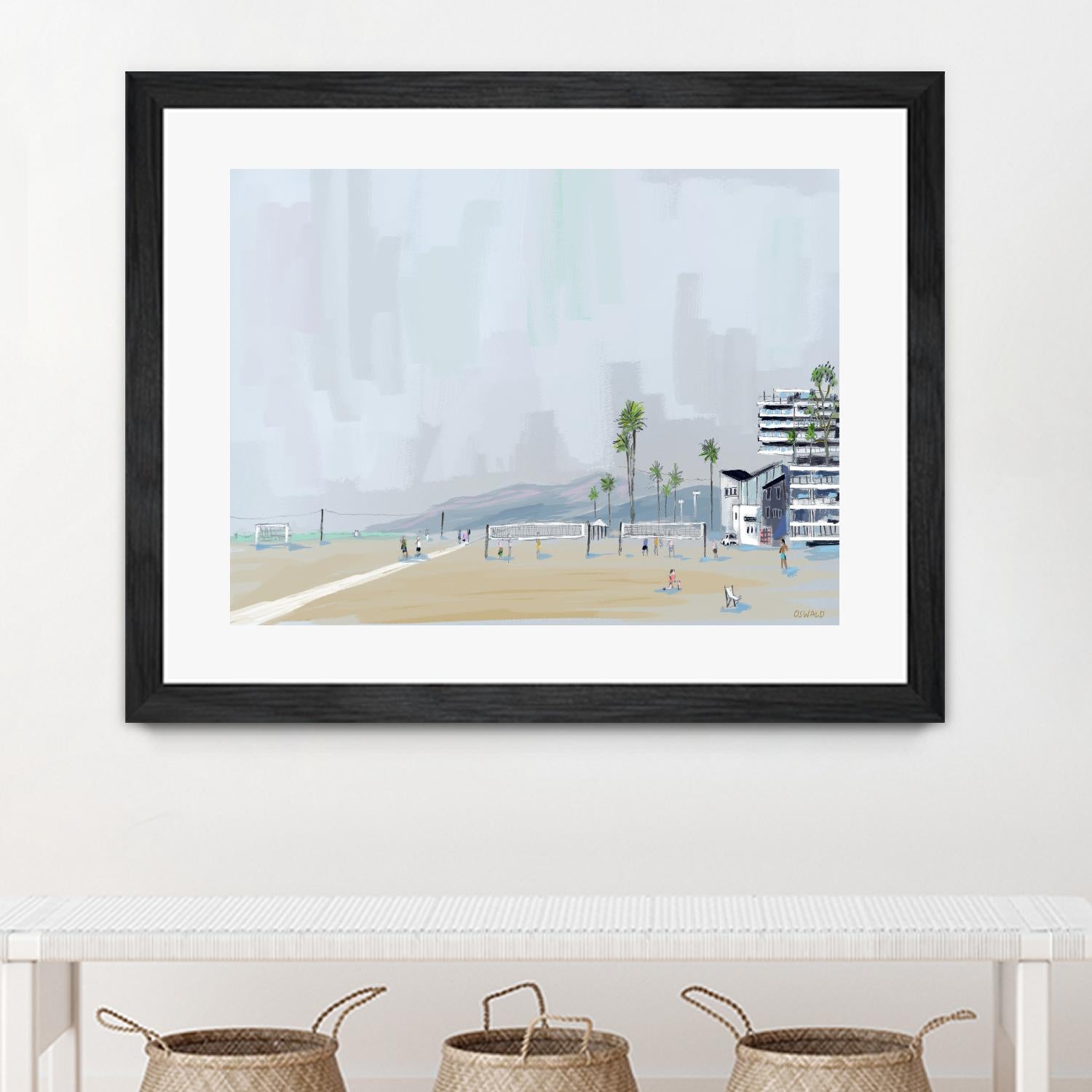 Annenberg Beach House by Pete Oswald on GIANT ART - multicolor landscapes; coastal