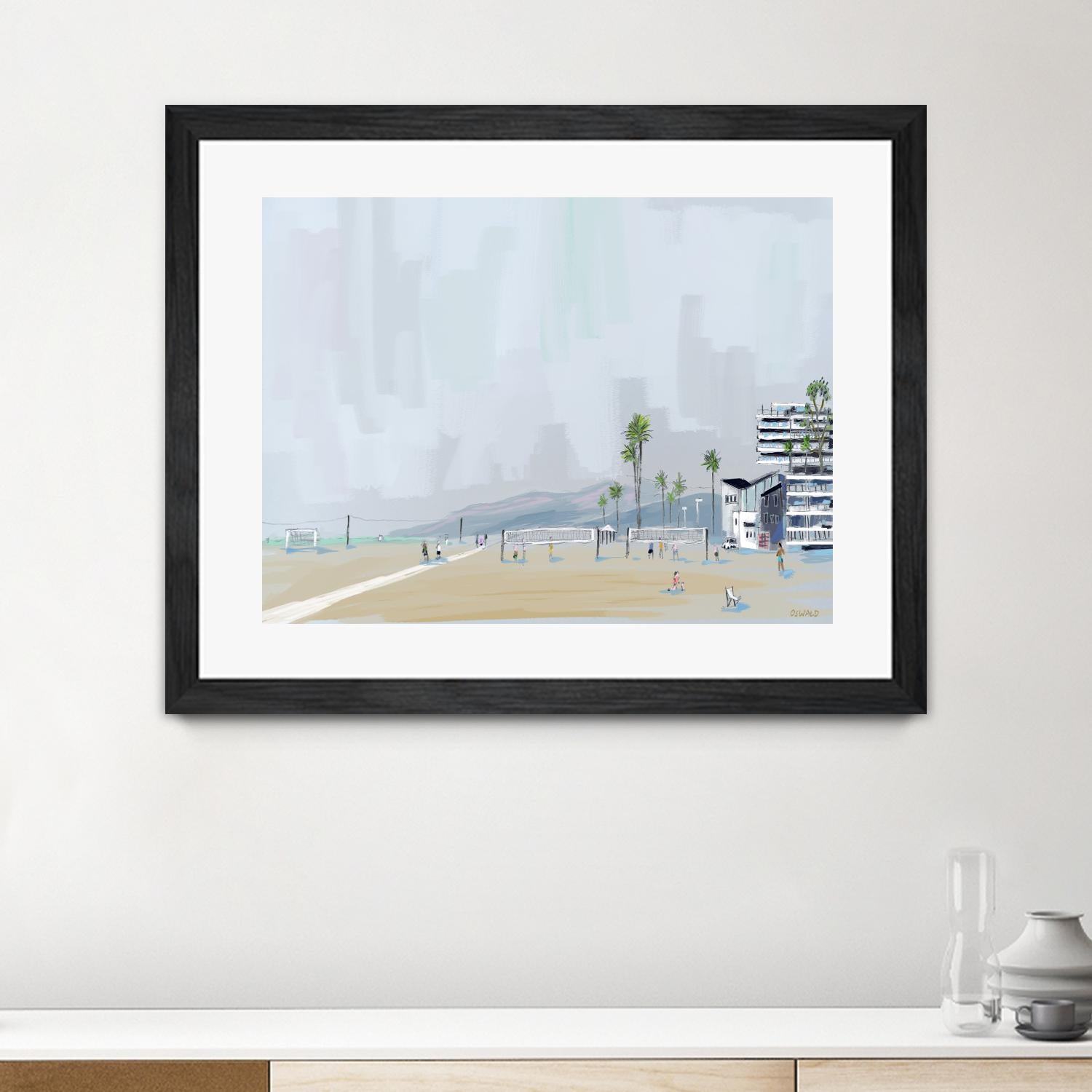 Annenberg Beach House by Pete Oswald on GIANT ART - multicolor landscapes; coastal