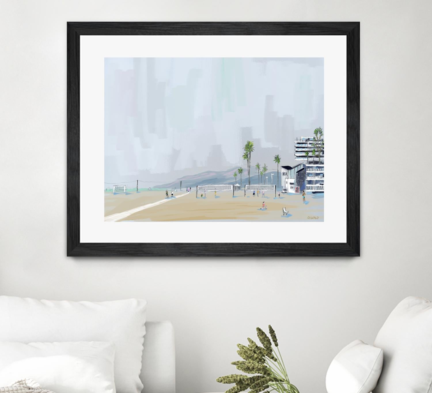 Annenberg Beach House by Pete Oswald on GIANT ART - multicolor landscapes; coastal