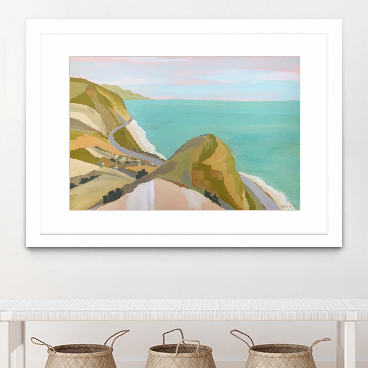 Big Sycamore Canyon by Pete Oswald on GIANT ART - multicolor landscapes; coastal