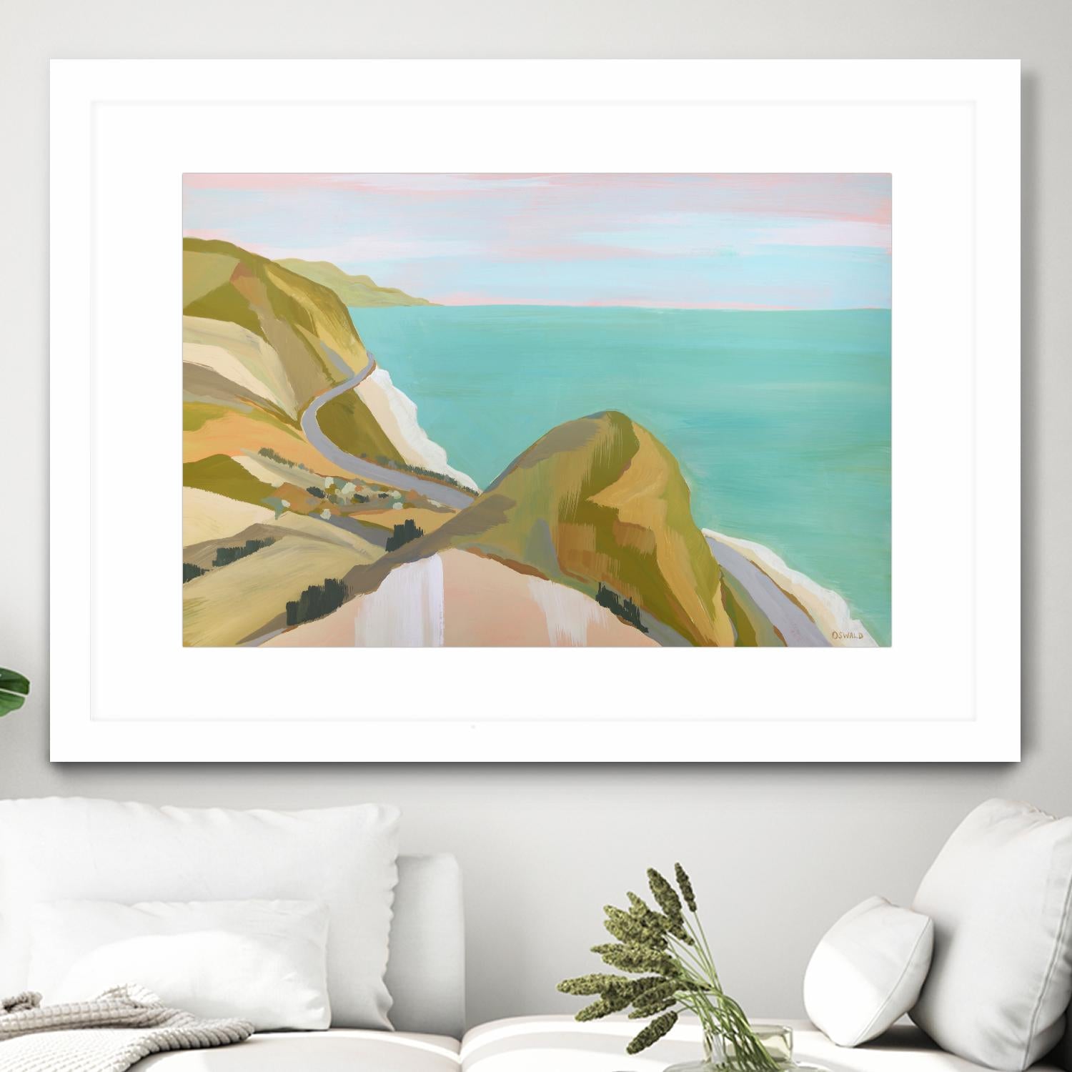 Big Sycamore Canyon by Pete Oswald on GIANT ART - multicolor landscapes; coastal