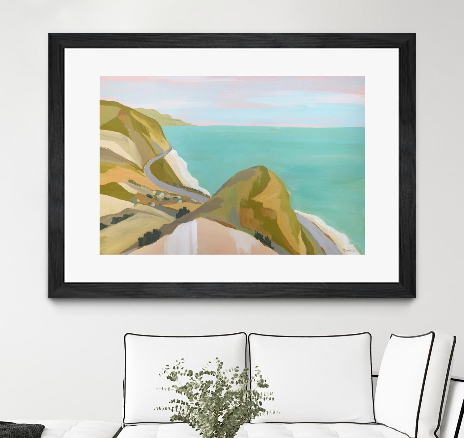 Big Sycamore Canyon by Pete Oswald on GIANT ART - multicolor landscapes; coastal