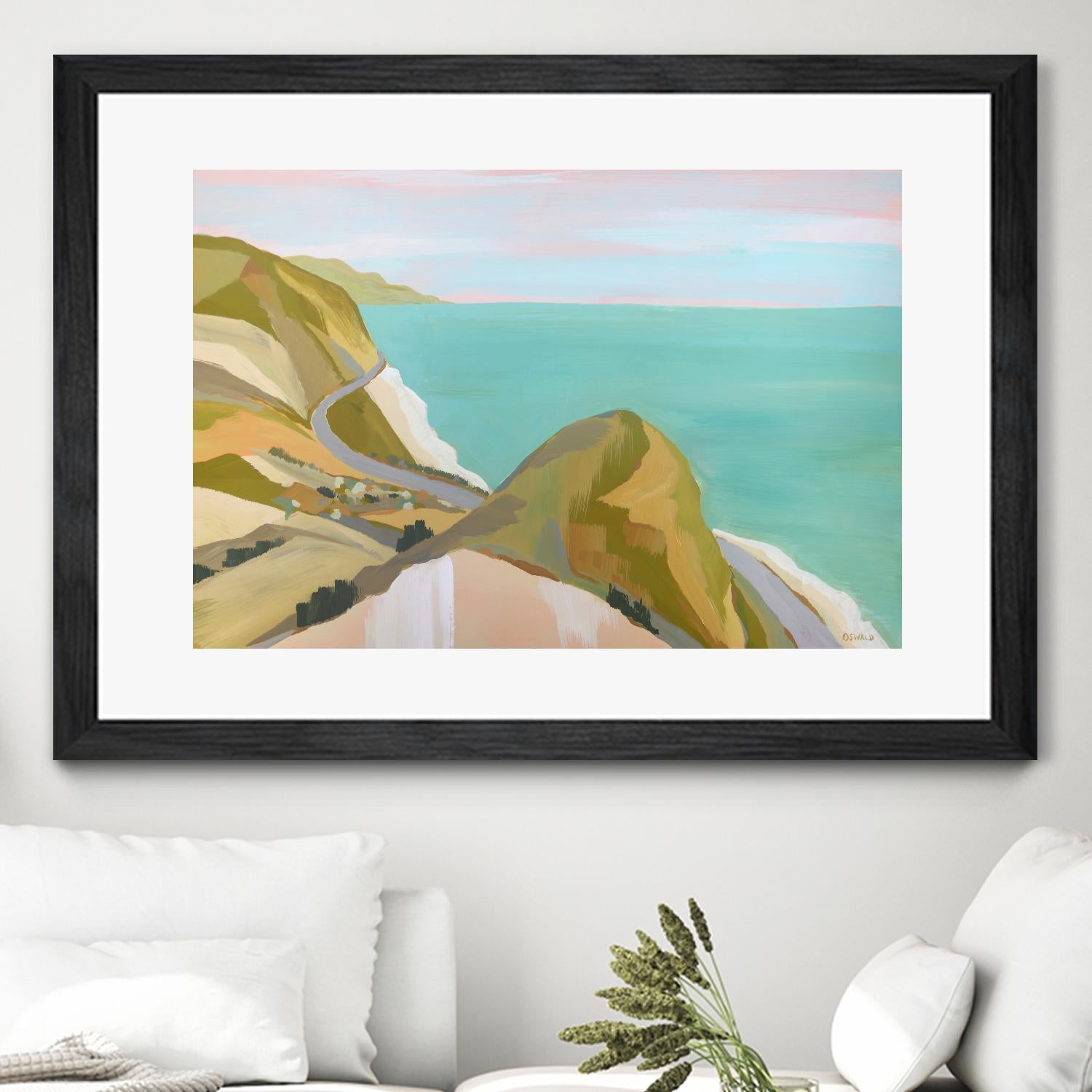 Big Sycamore Canyon by Pete Oswald on GIANT ART - multicolor landscapes; coastal