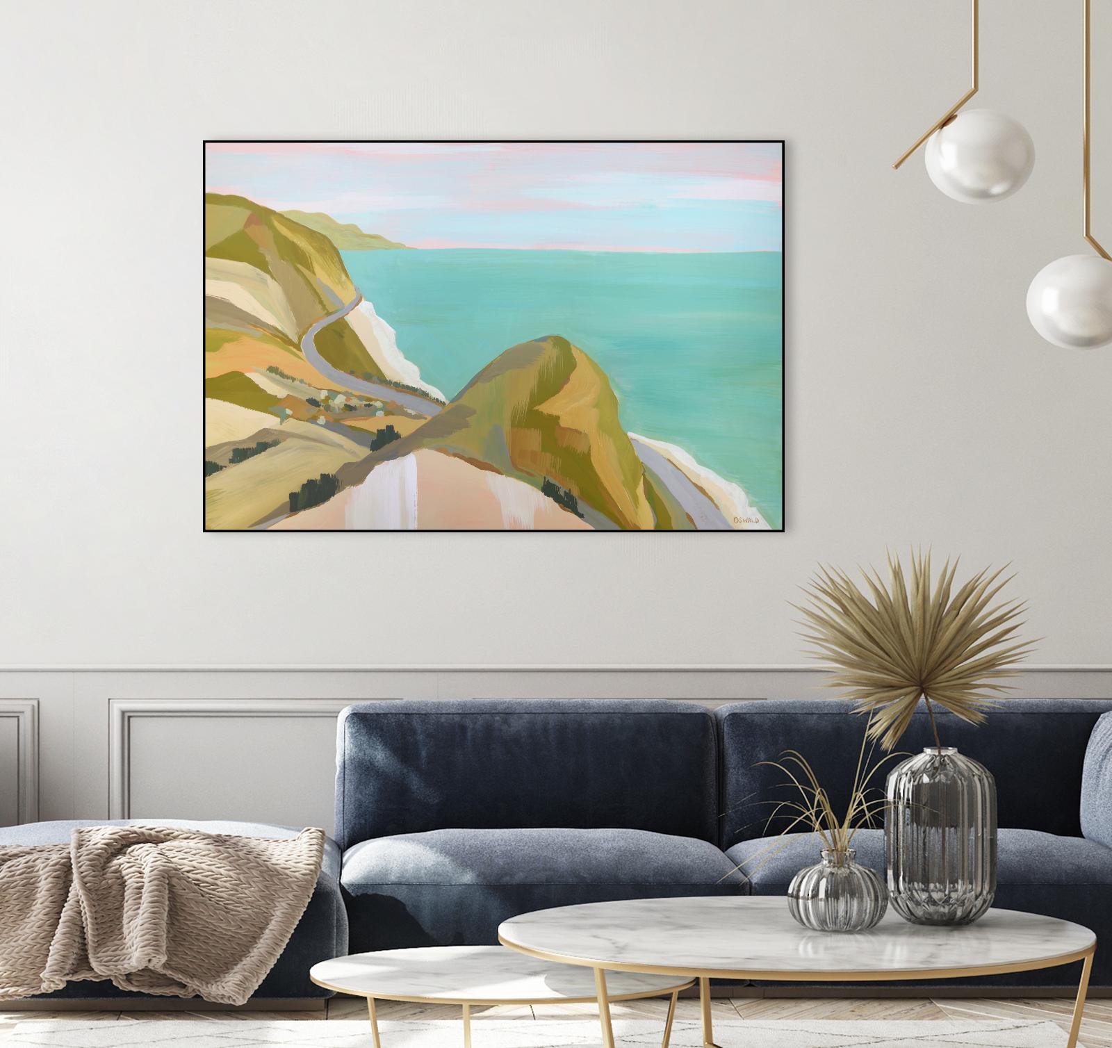 Big Sycamore Canyon by Pete Oswald on GIANT ART - multicolor landscapes; coastal