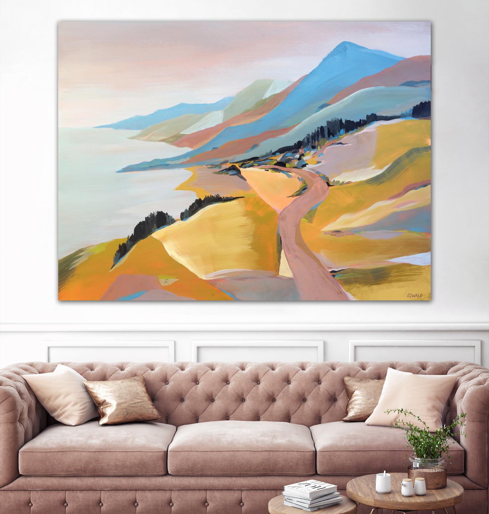 Monterey to The Sea by Pete Oswald on GIANT ART - multicolor landscapes; coastal