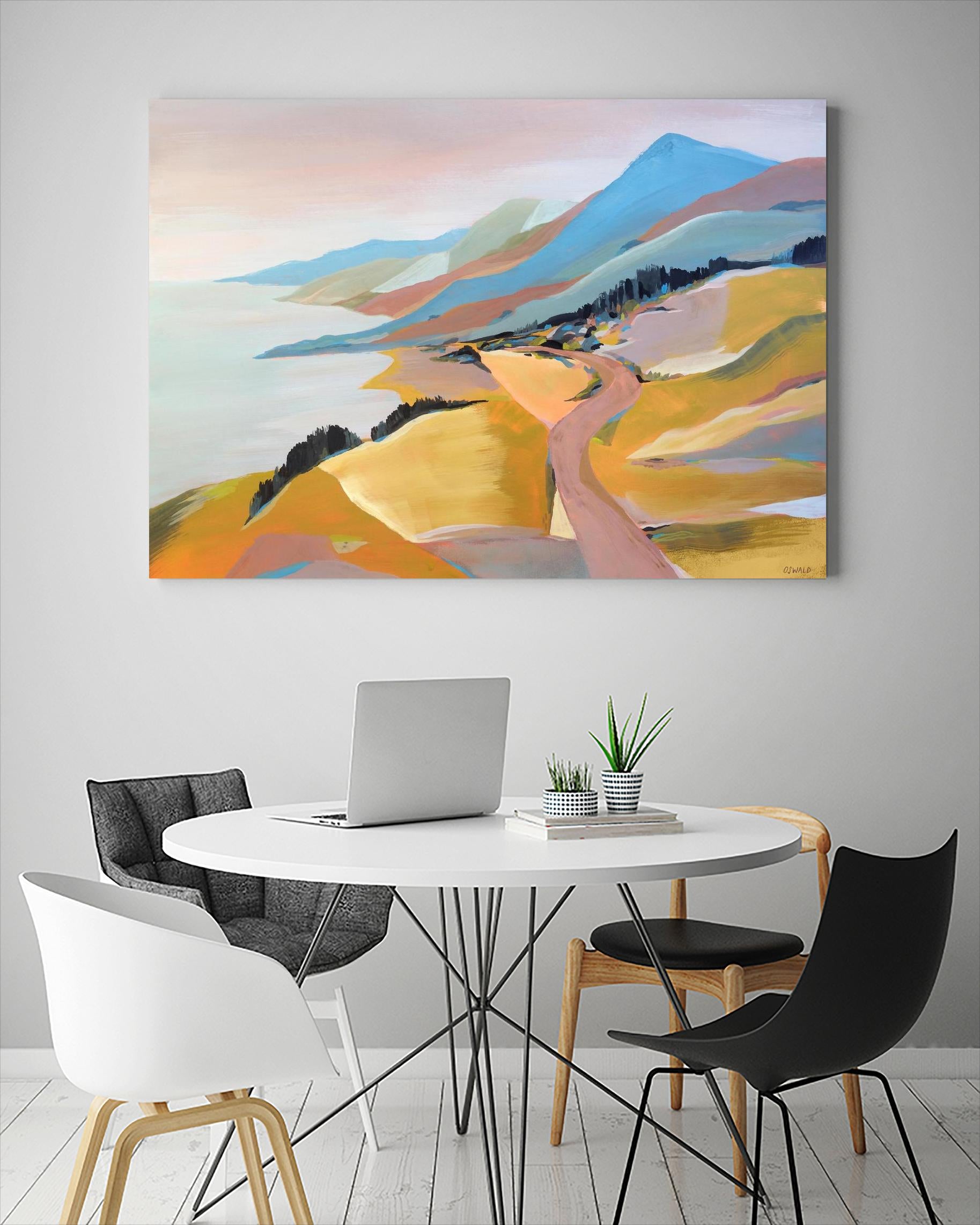 Monterey to The Sea by Pete Oswald on GIANT ART - multicolor landscapes; coastal