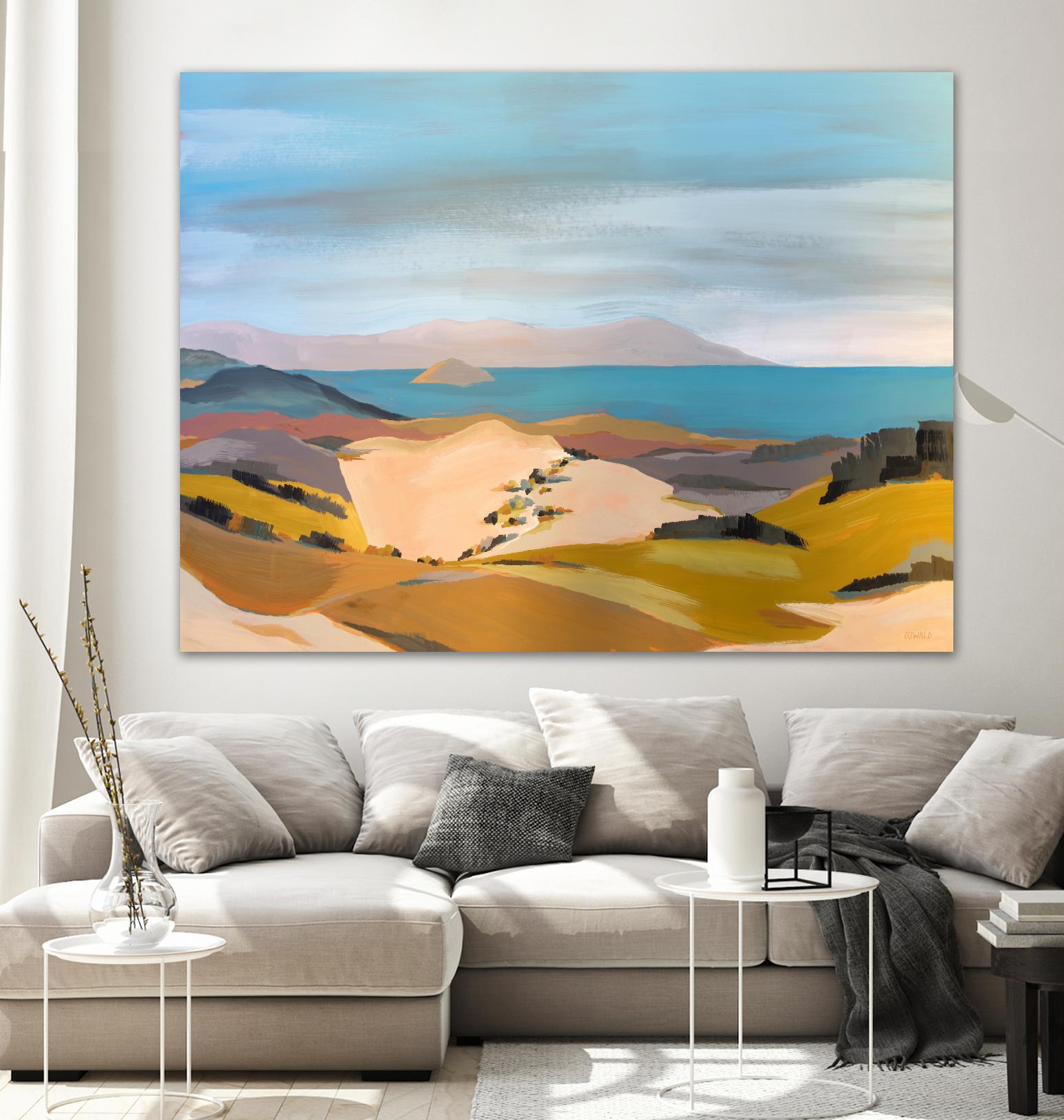 San Luis Obispo by Pete Oswald on GIANT ART - multicolor landscapes; coastal
