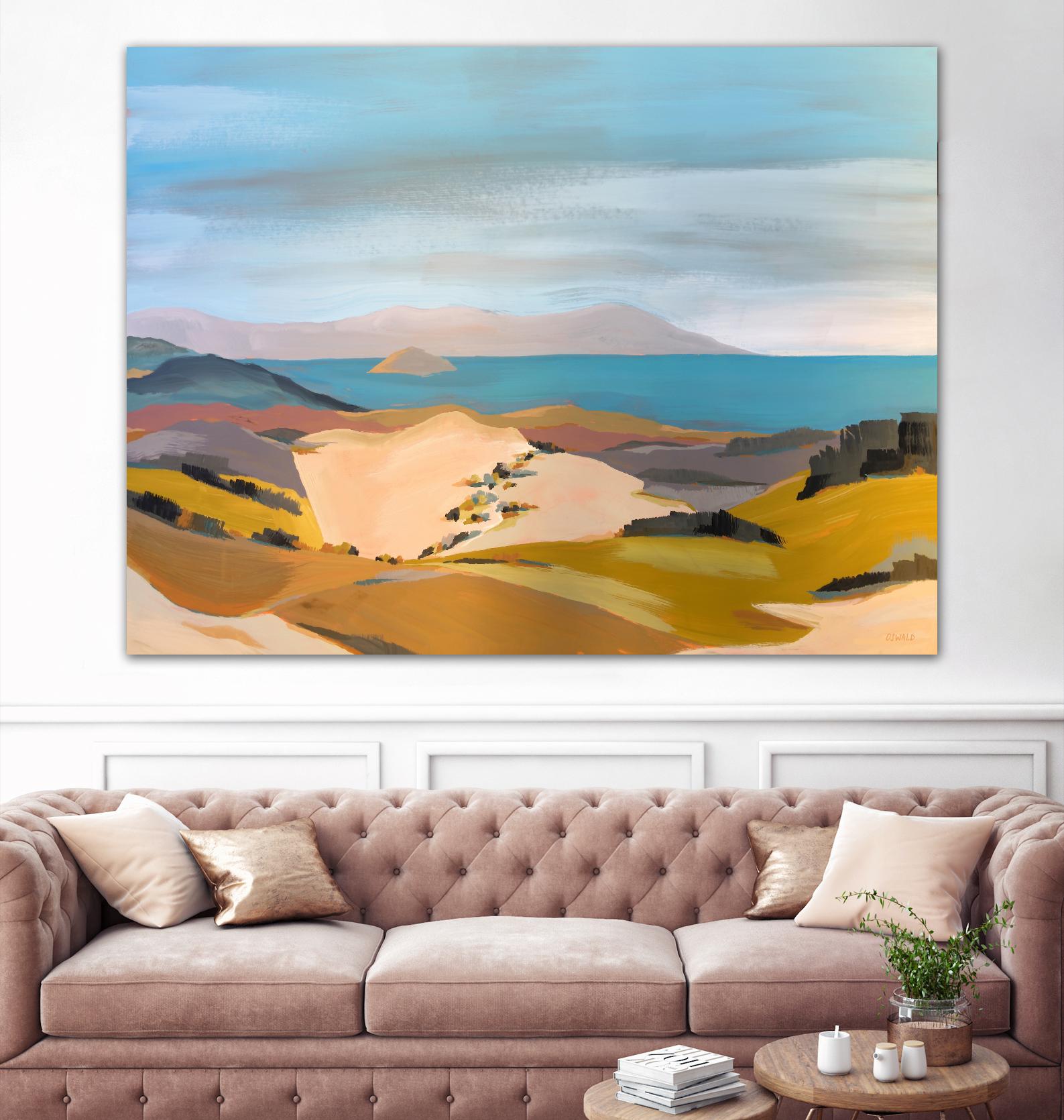 San Luis Obispo by Pete Oswald on GIANT ART - multicolor landscapes; coastal