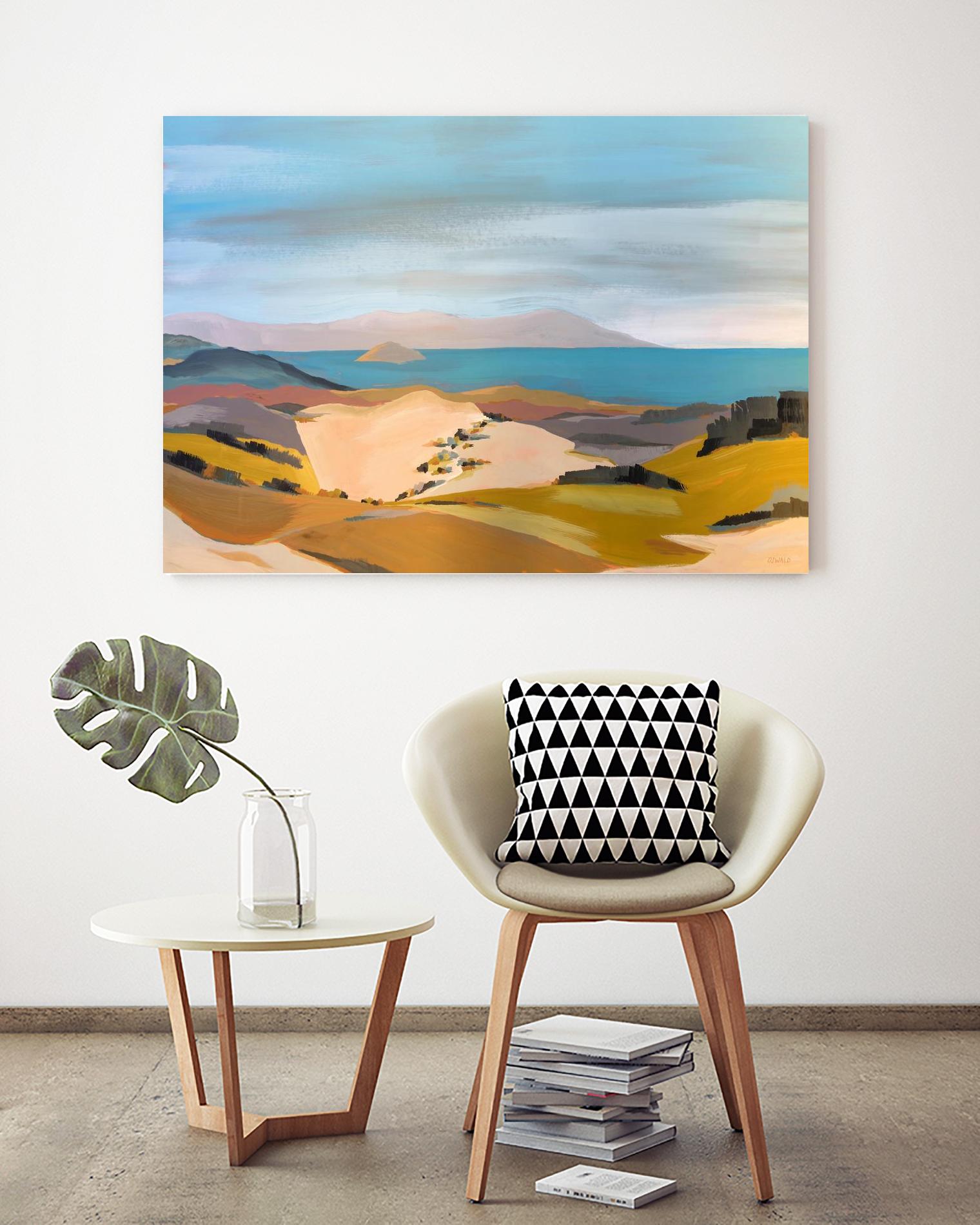 San Luis Obispo by Pete Oswald on GIANT ART - multicolor landscapes; coastal