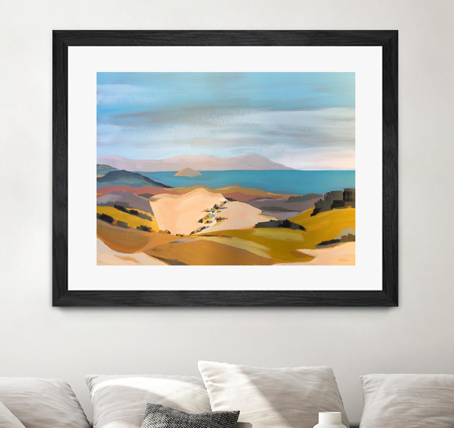 San Luis Obispo by Pete Oswald on GIANT ART - multicolor landscapes; coastal