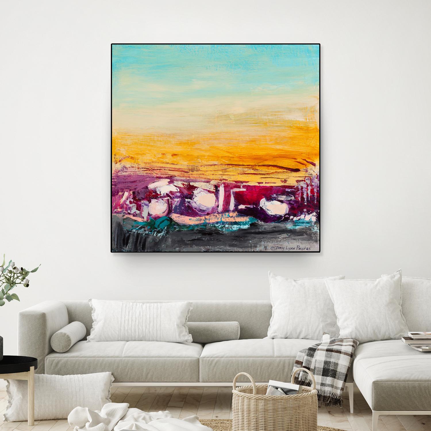Whispered Wanderlust II by Tracy Lynn Pristas on GIANT ART - multicolor abstracts; contemporary