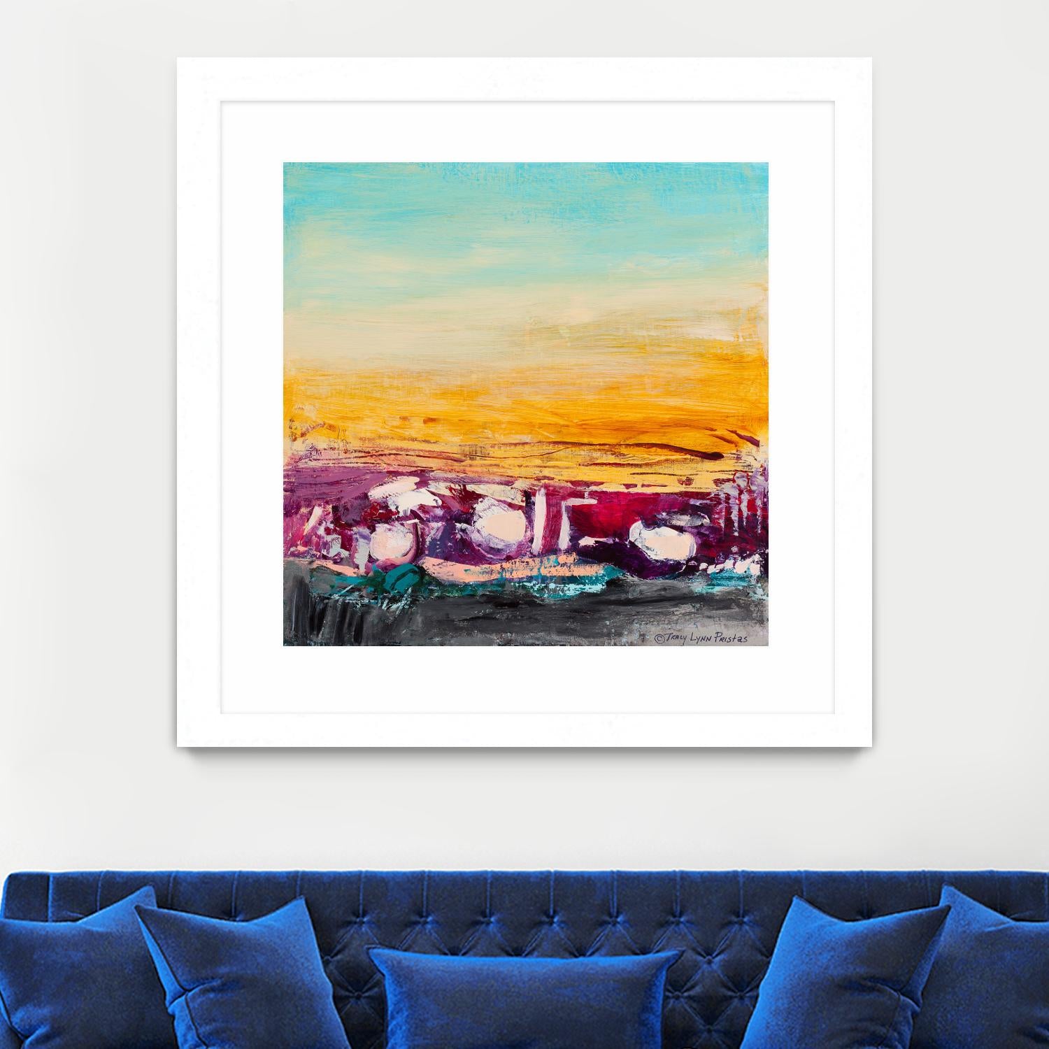 Whispered Wanderlust II by Tracy Lynn Pristas on GIANT ART - multicolor abstracts; contemporary