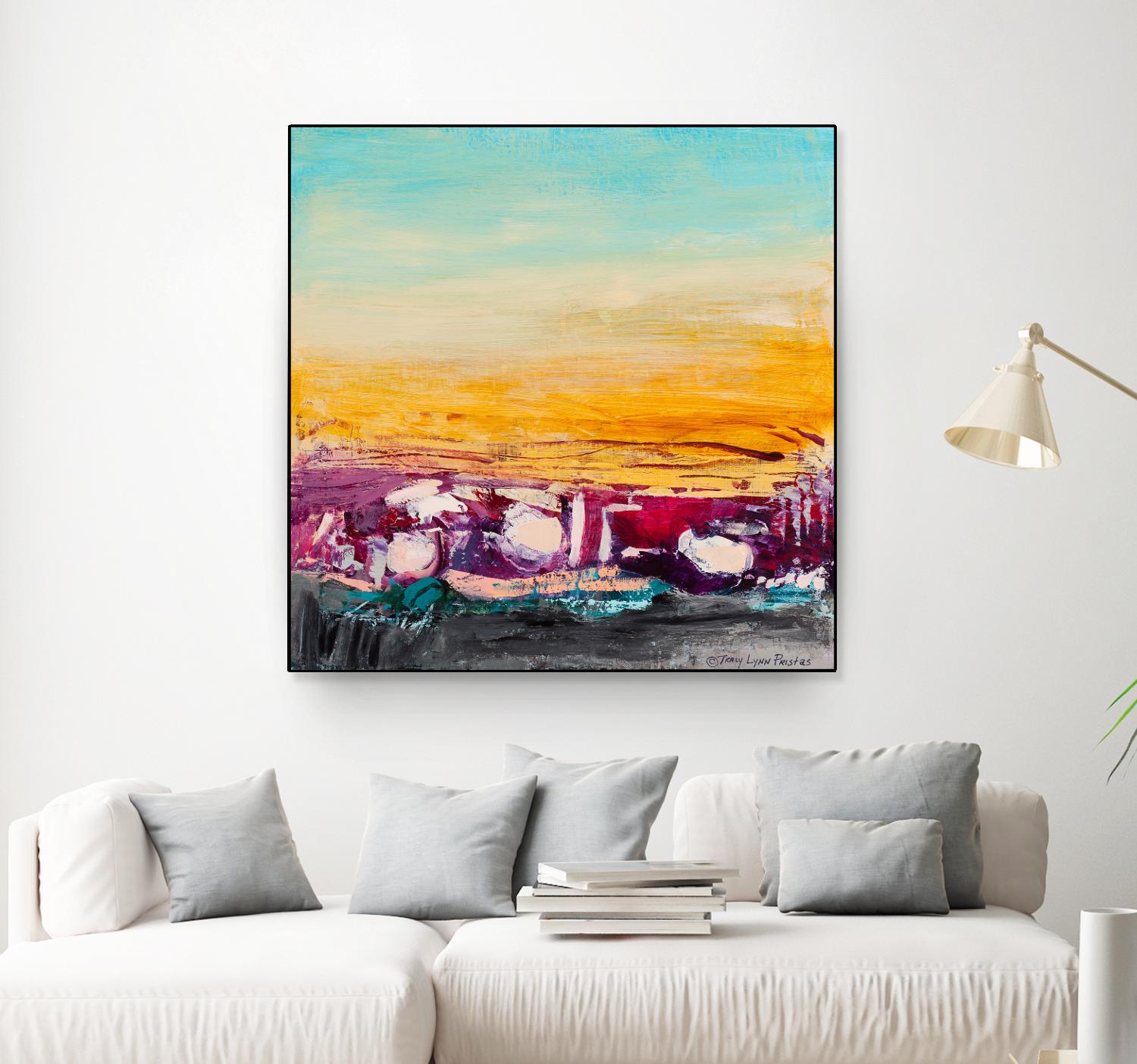 Whispered Wanderlust II by Tracy Lynn Pristas on GIANT ART - multicolor abstracts; contemporary