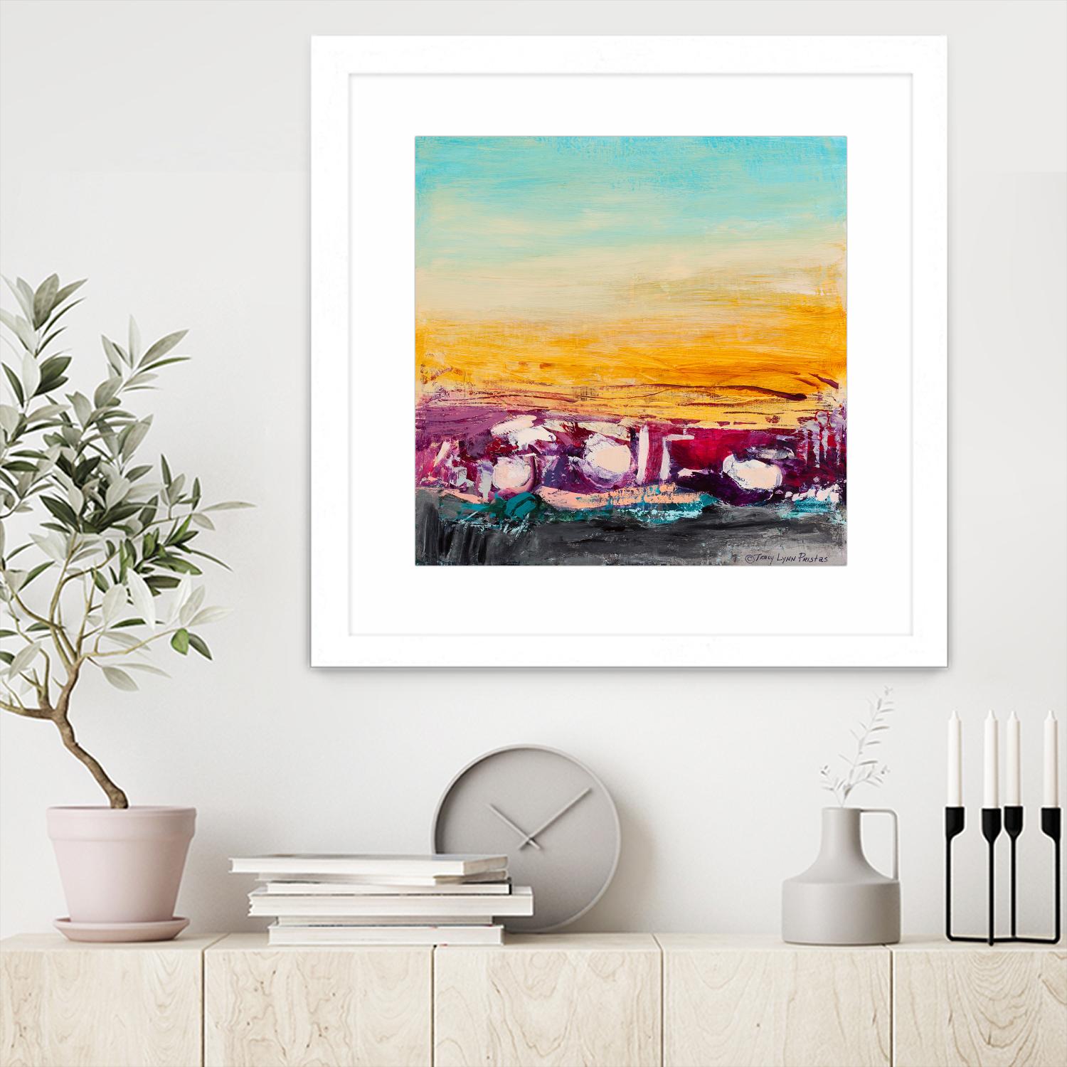 Whispered Wanderlust II by Tracy Lynn Pristas on GIANT ART - multicolor abstracts; contemporary