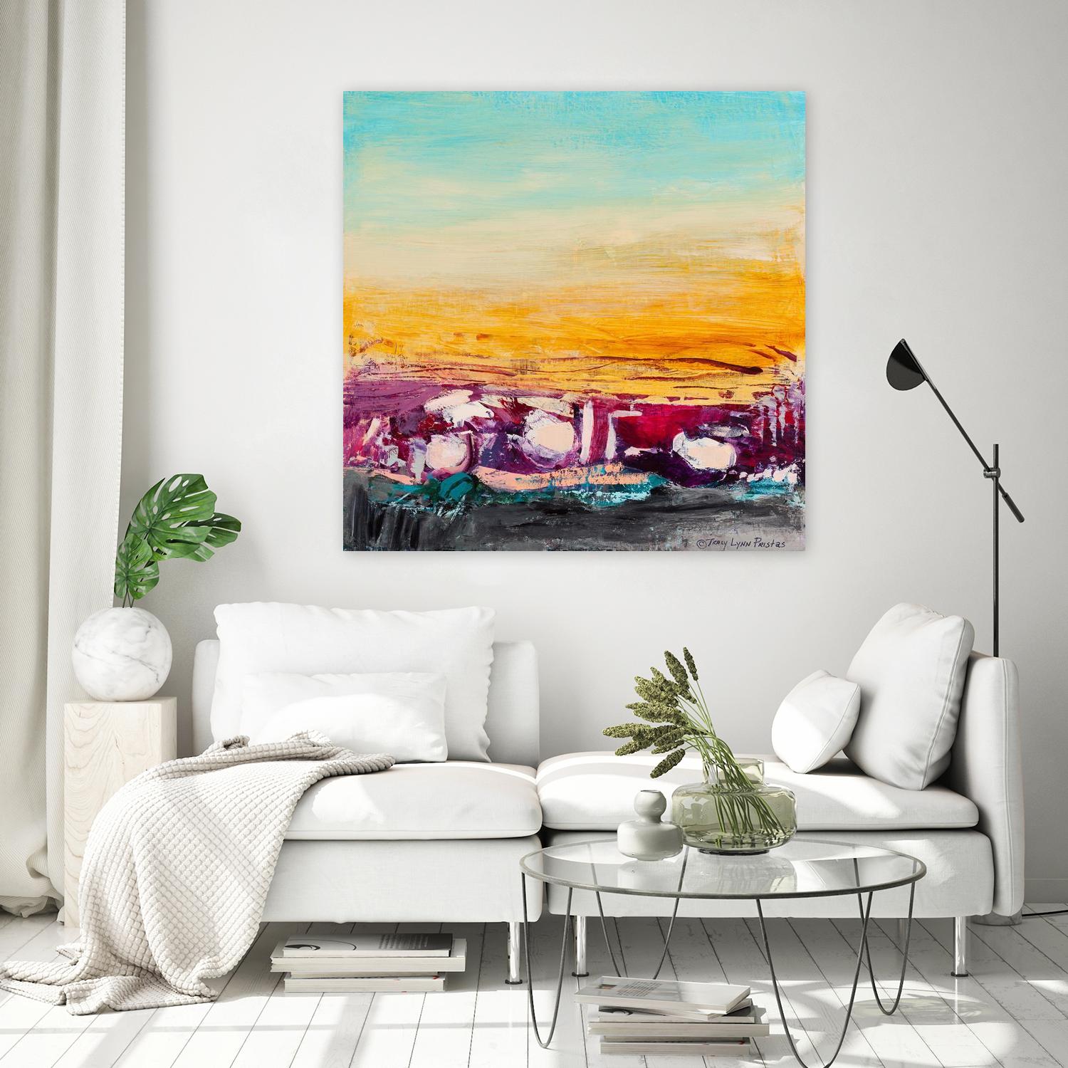 Whispered Wanderlust II by Tracy Lynn Pristas on GIANT ART - multicolor abstracts; contemporary