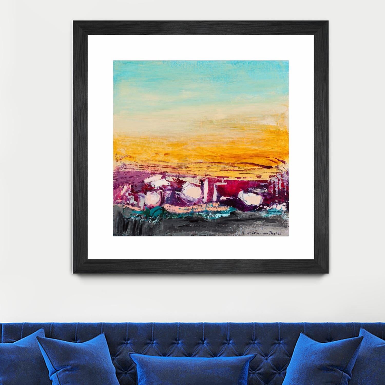 Whispered Wanderlust II by Tracy Lynn Pristas on GIANT ART - multicolor abstracts; contemporary