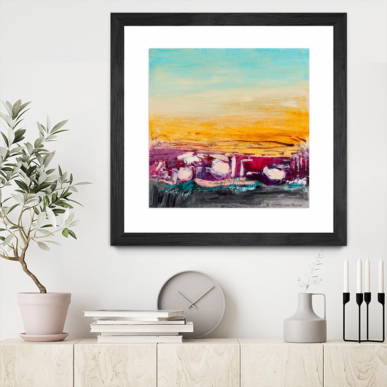 Whispered Wanderlust II by Tracy Lynn Pristas on GIANT ART - multicolor abstracts; contemporary