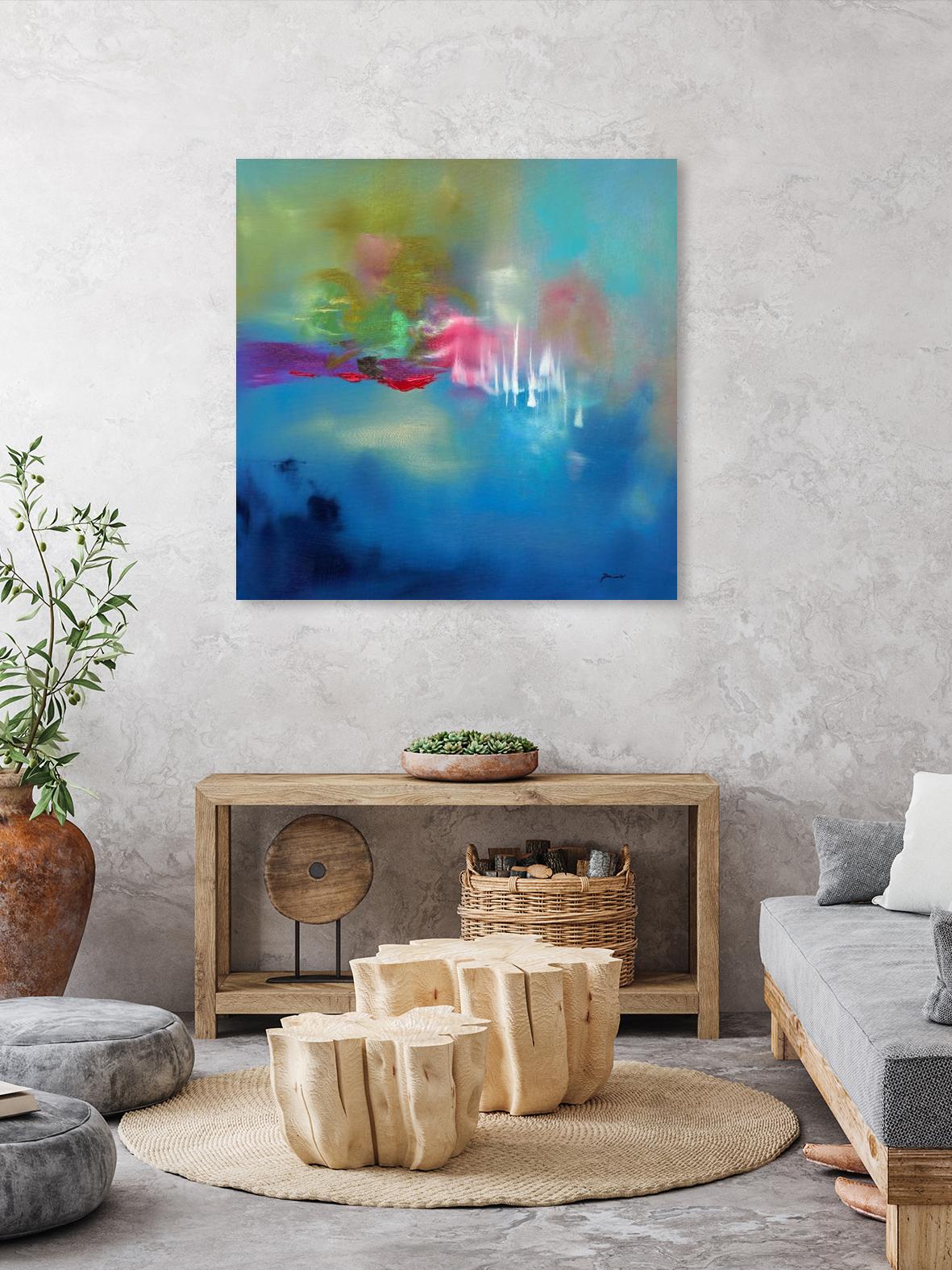 Water Garden by Sarah Parsons on GIANT ART - multicolor abstracts; contemporary