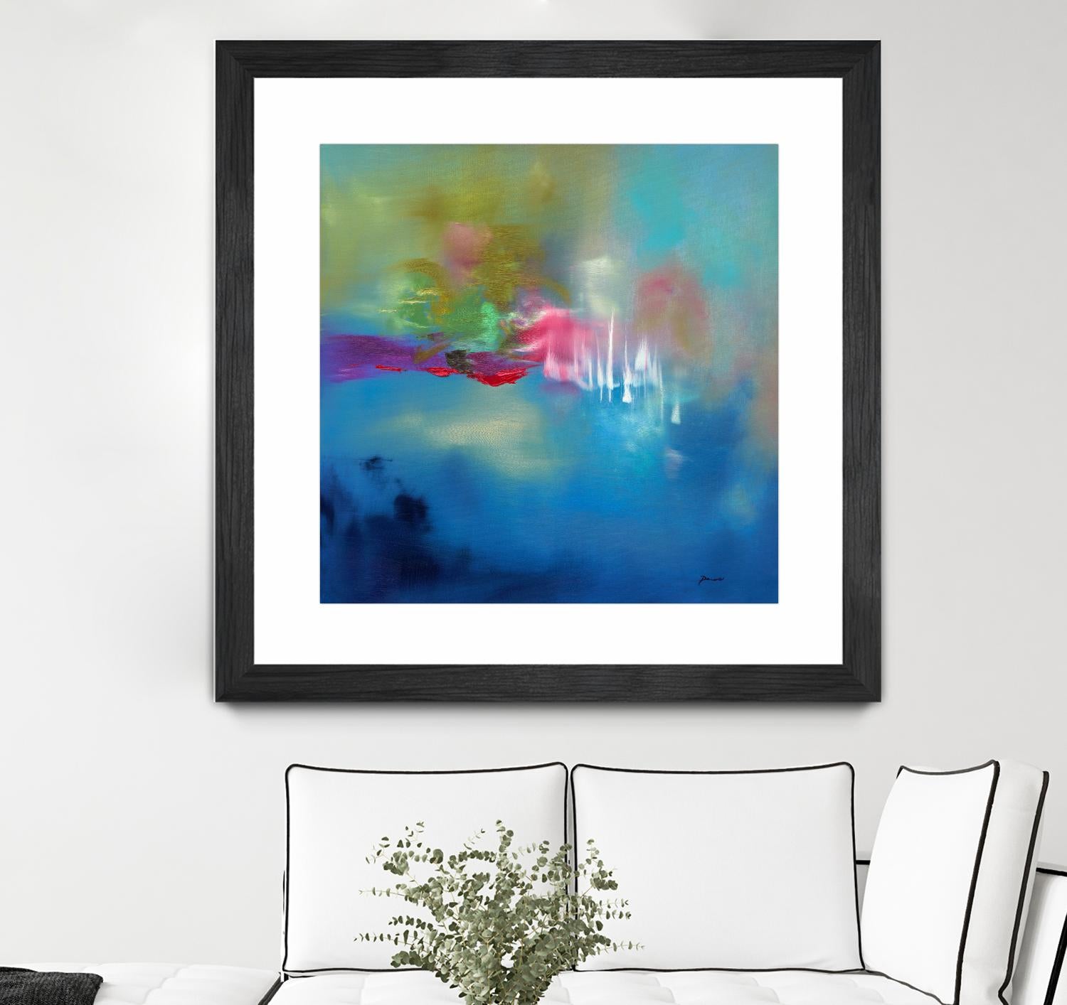 Water Garden by Sarah Parsons on GIANT ART - multicolor abstracts; contemporary