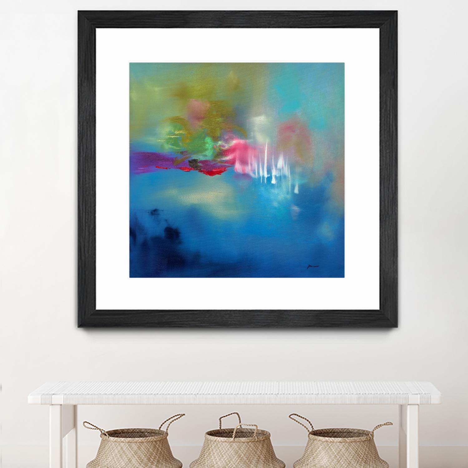 Water Garden by Sarah Parsons on GIANT ART - multicolor abstracts; contemporary