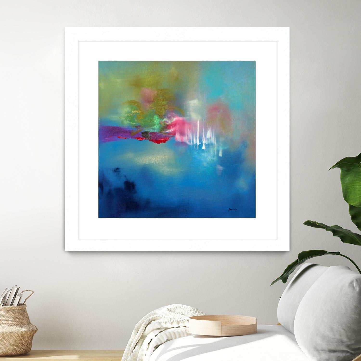 Water Garden by Sarah Parsons on GIANT ART - multicolor abstracts; contemporary